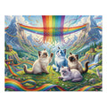 Ragdoll Kitten Rainbow Loom Alpine Meadow Jigsaw Puzzle