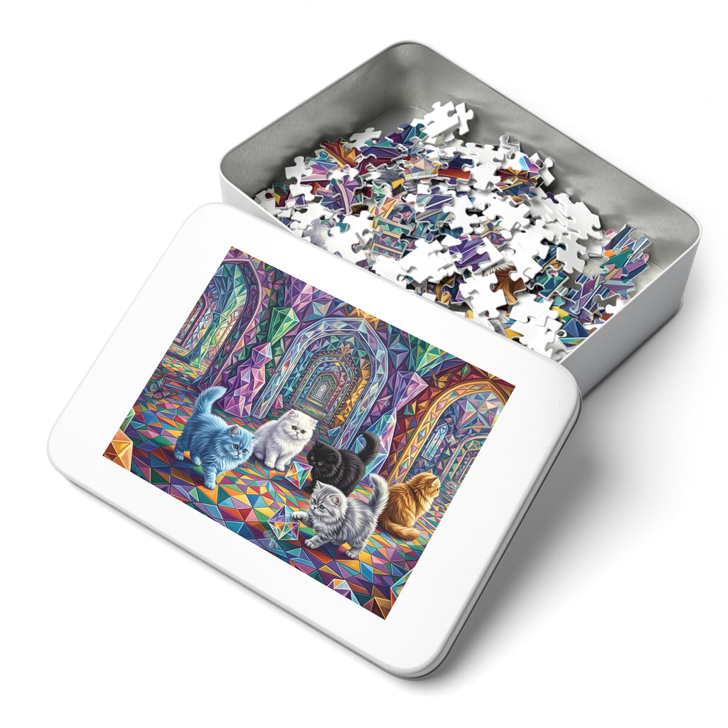 Persian Kitten Crystal Prism Palace Jigsaw Puzzle