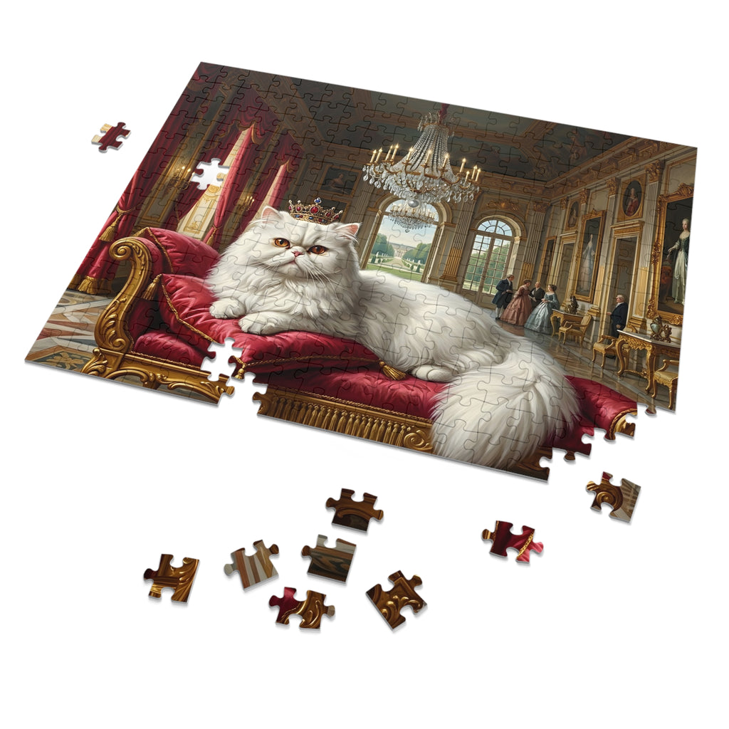 White Persian Royal Palace Jigsaw Puzzle