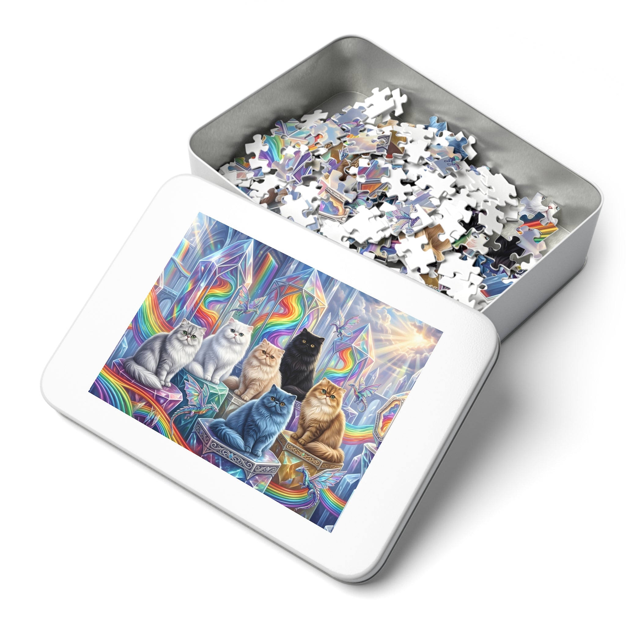 Persian Rainbow Crystal Realm Jigsaw Puzzle
