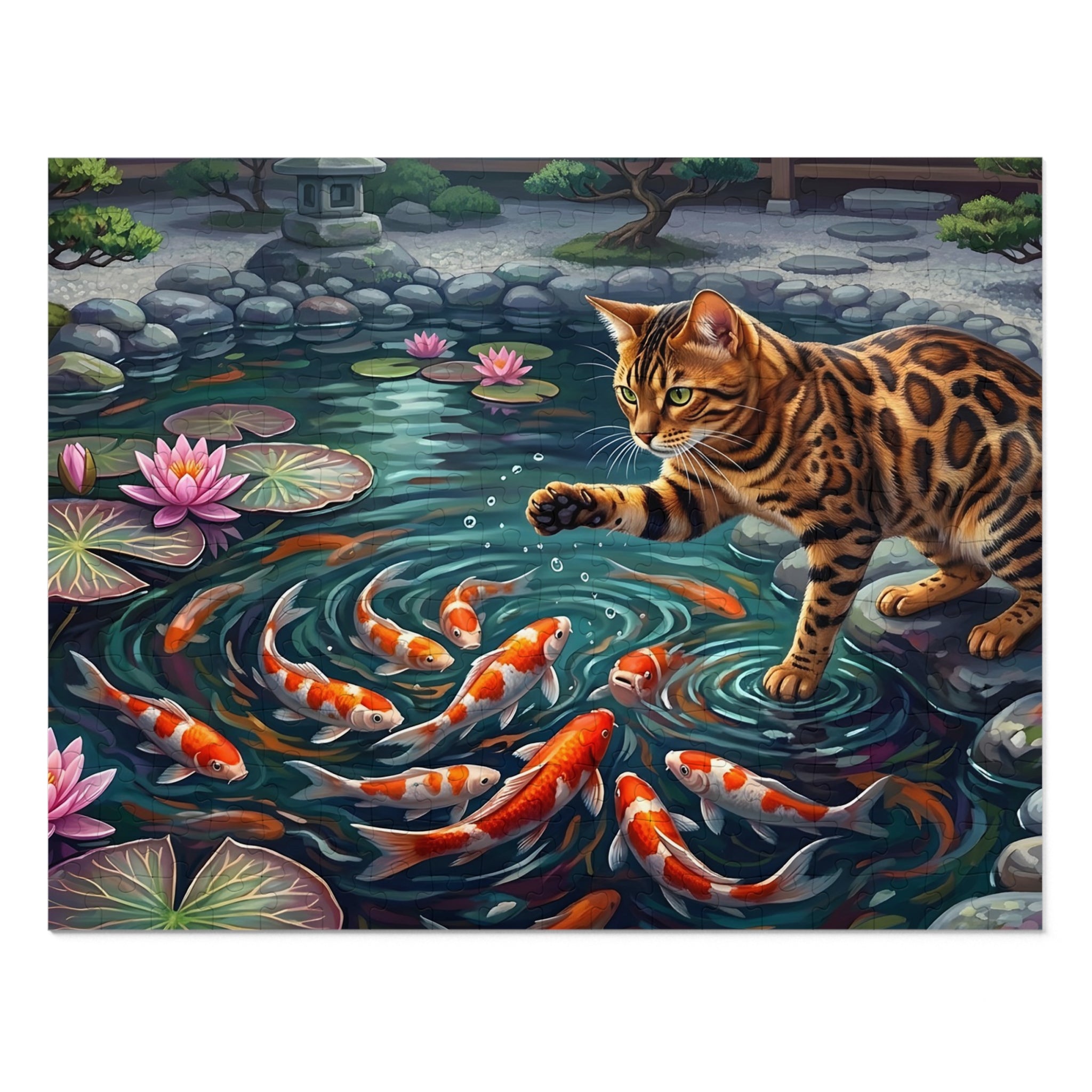Bengal Koi Pond Jigsaw Puzzle