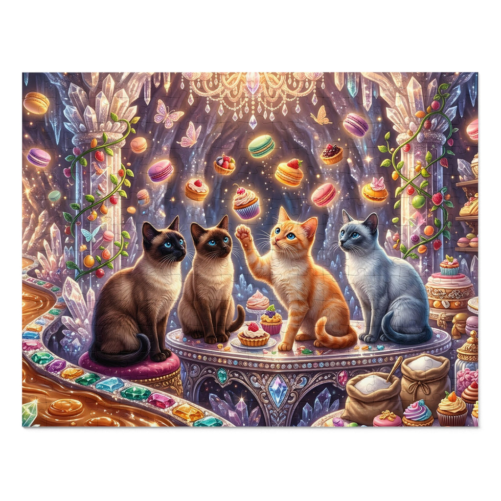Multicolor Siamese Crystal Dessert Cavern Jigsaw Puzzle