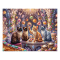 Multicolor Siamese Crystal Dessert Cavern Jigsaw Puzzle