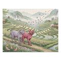 Sphynx Cat Origami Crane Rice Terraces Jigsaw Puzzle