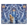 Persian Cat Celestial Harp Grand Palace Ballroom Jigsaw Puzzle