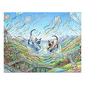 Siamese Kitten Crystal Kite Flight Jigsaw Puzzle