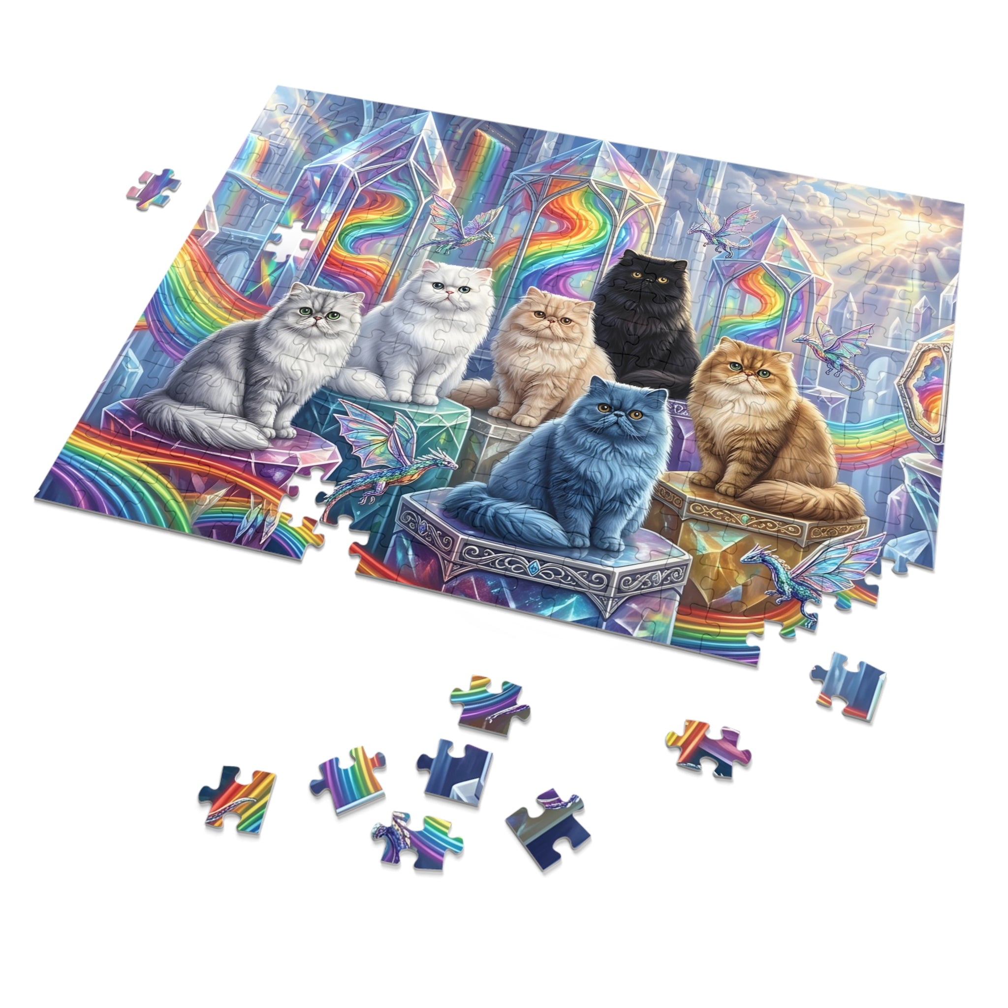 Persian Rainbow Crystal Realm Jigsaw Puzzle