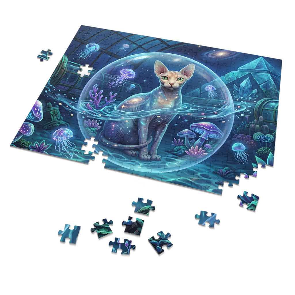 Sphynx Underwater Bubble World Jigsaw Puzzle