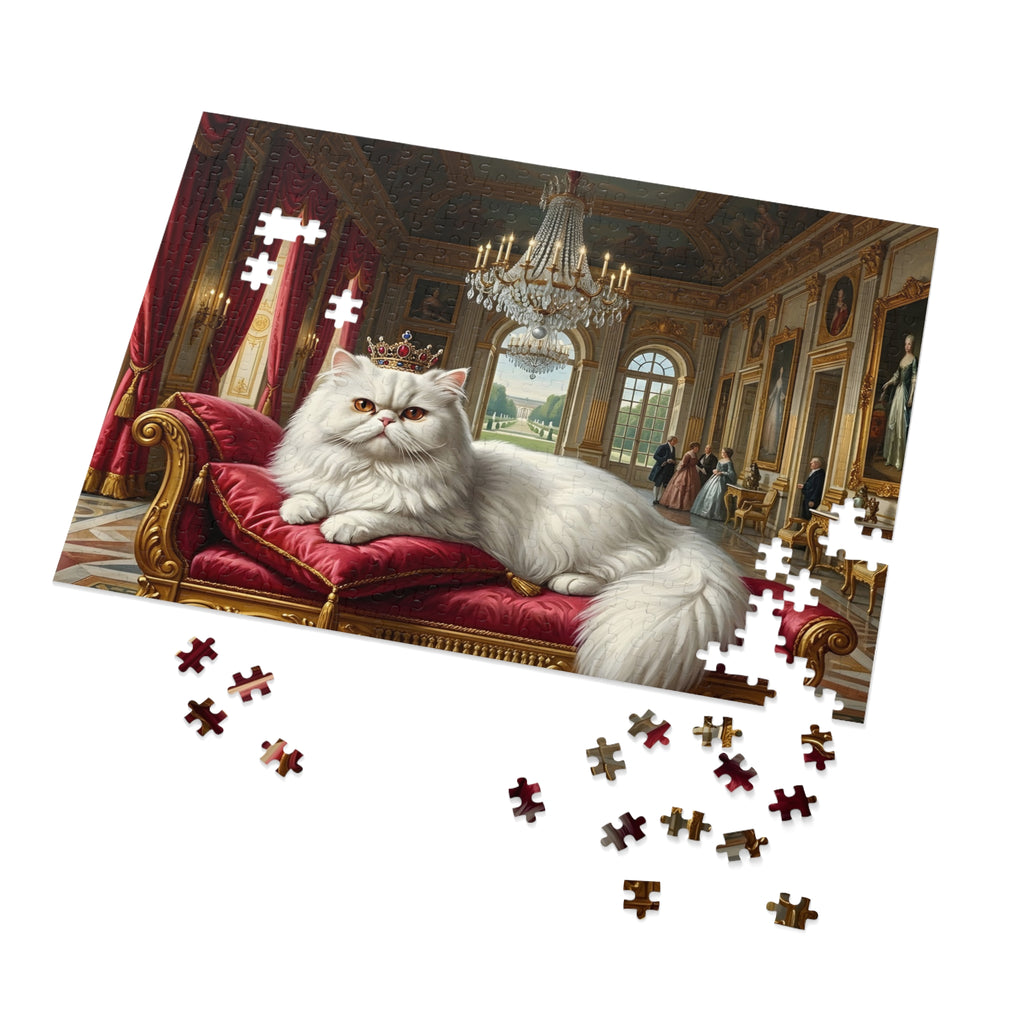 White Persian Royal Palace Jigsaw Puzzle