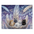 British Shorthair Celestial Feather Nest Jigsaw Puzzle