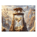 Bengal Cat Giant Hourglass Sand Canyon Jigsaw Puzzle