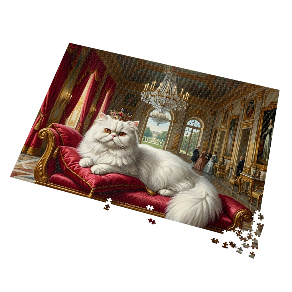 White Persian Royal Palace Jigsaw Puzzle