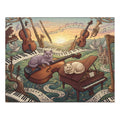 British Shorthair Cat Surreal Musical Symphony Jigsaw Puzzle