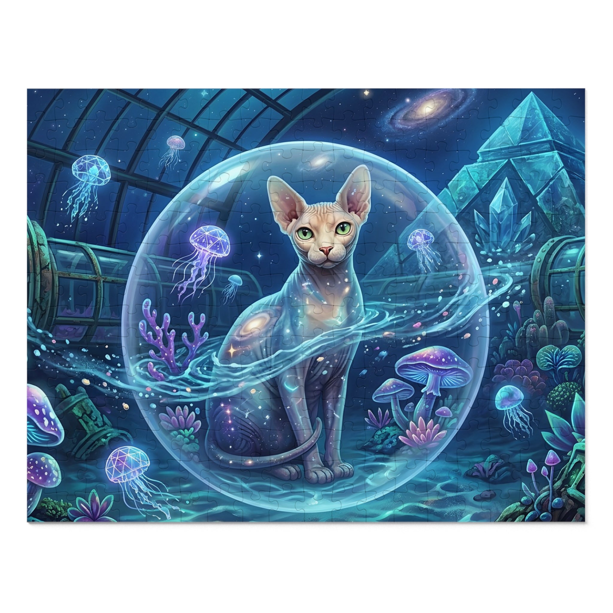 Sphynx Underwater Bubble World Jigsaw Puzzle