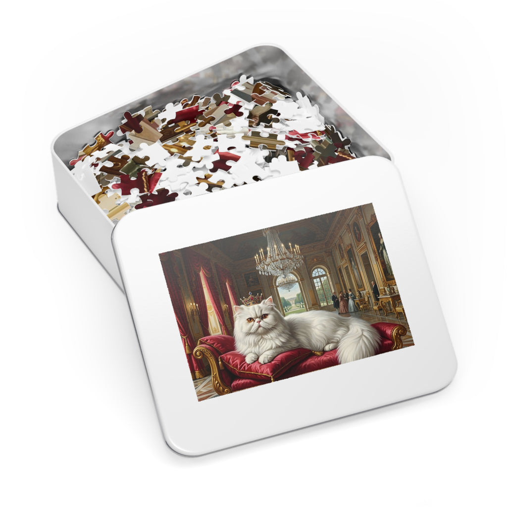 White Persian Royal Palace Jigsaw Puzzle
