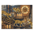 Bengal Kittens Steampunk Clockwork Workshop Jigsaw Puzzle