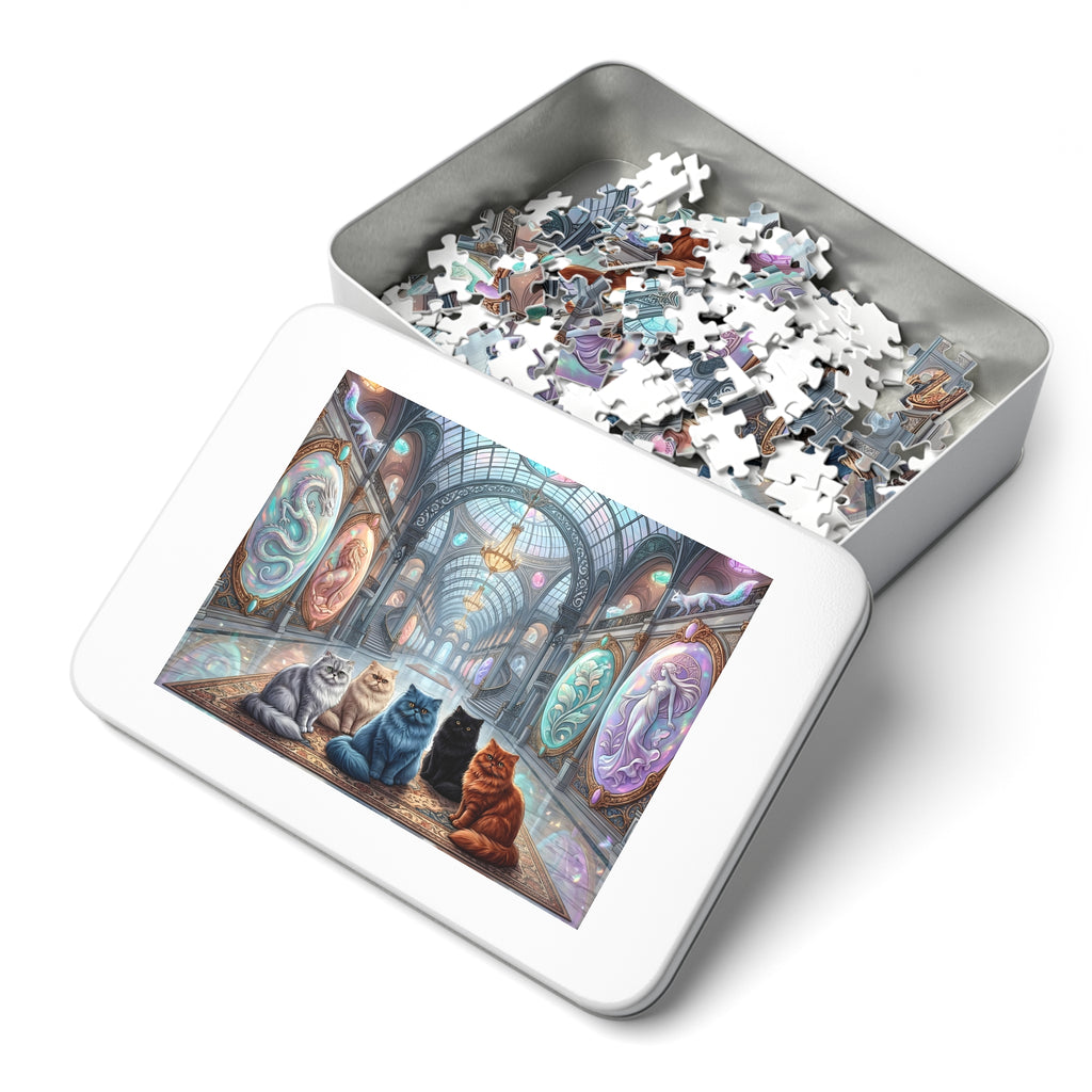 Persian Cat Glass Palace Cameo Gallery Jigsaw Puzzle