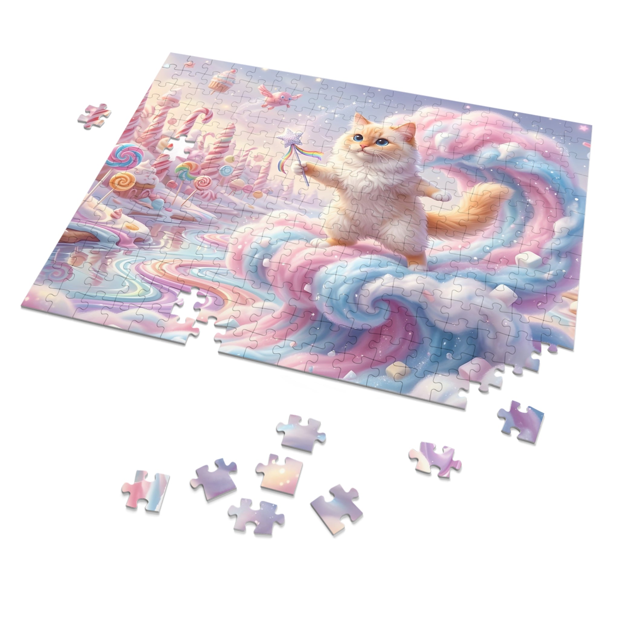 Flame Point Ragdoll Candy Land Magic Jigsaw Puzzle