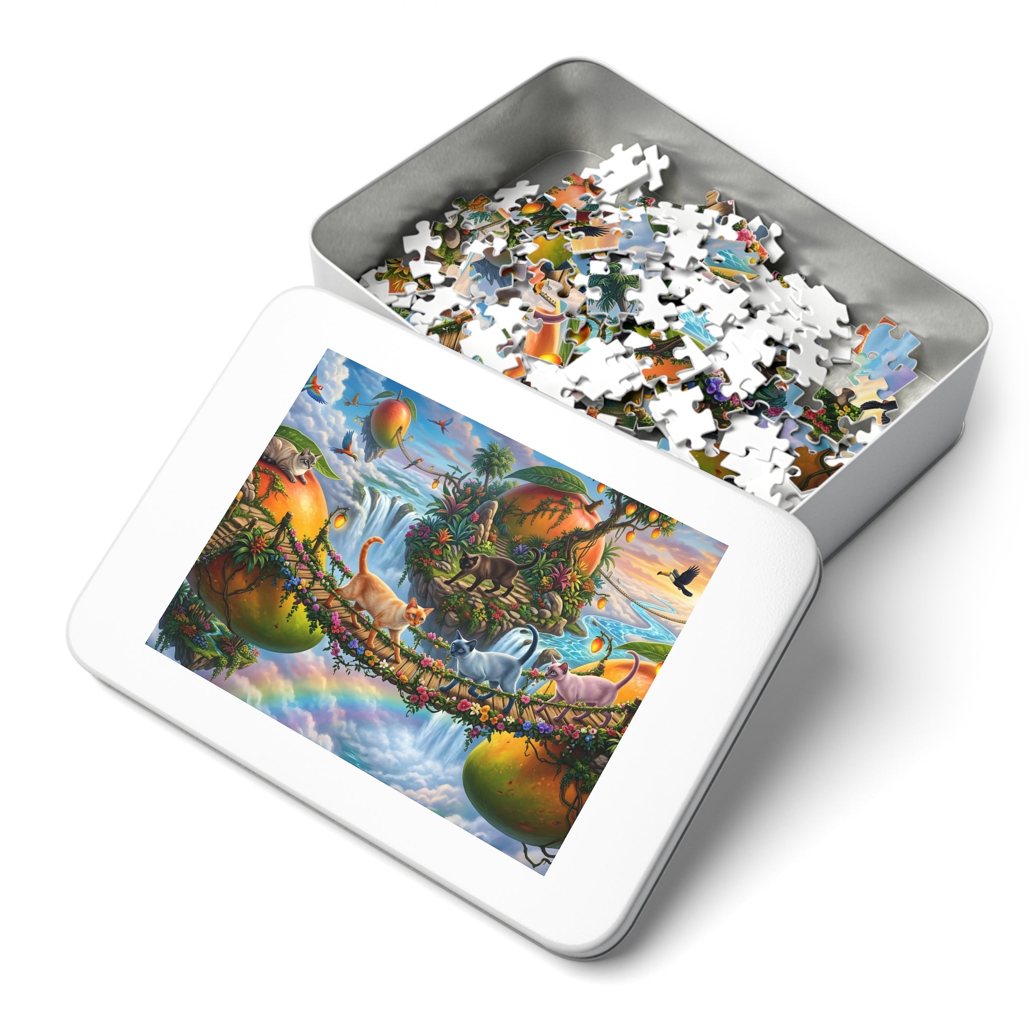 Siamese Tropical Mango Paradise Jigsaw Puzzle