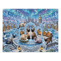 Multicolor Siamese Winter Crystal Village Jigsaw Puzzle