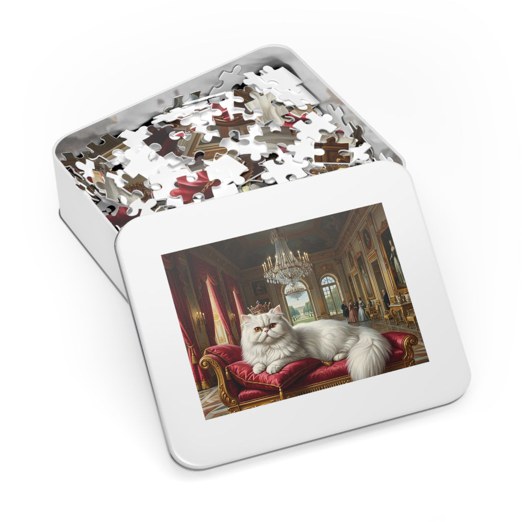 White Persian Royal Palace Jigsaw Puzzle