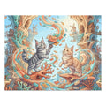 Maine Coon Kitten Enchanted Mail Canyon Jigsaw Puzzle