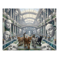 Bengal Cat Floating Mask Gallery Jigsaw Puzzle