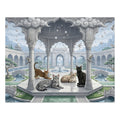 Bengal Cat Marble Pavilion Sanctuary Jigsaw Puzzle