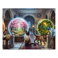 Siamese Magical Library and Magic Orbs Jigsaw Puzzle