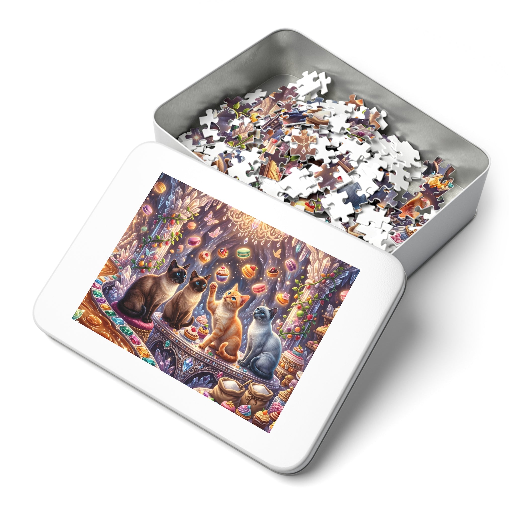 Multicolor Siamese Crystal Dessert Cavern Jigsaw Puzzle